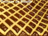 Bolo cake de Baunilha com chocolate